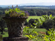 View from Gartmore House gardens