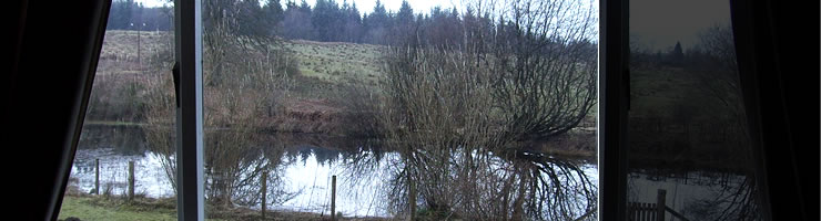 View from the Craig View cottage window