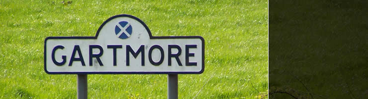 Gartmore signpost